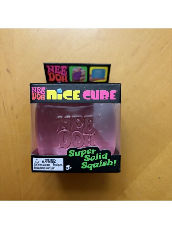 Schylling Other - NEEDOH Nice Cube Pink Edition Super Solid Squish Sensory/Stress Toy Sealed! 🧊
